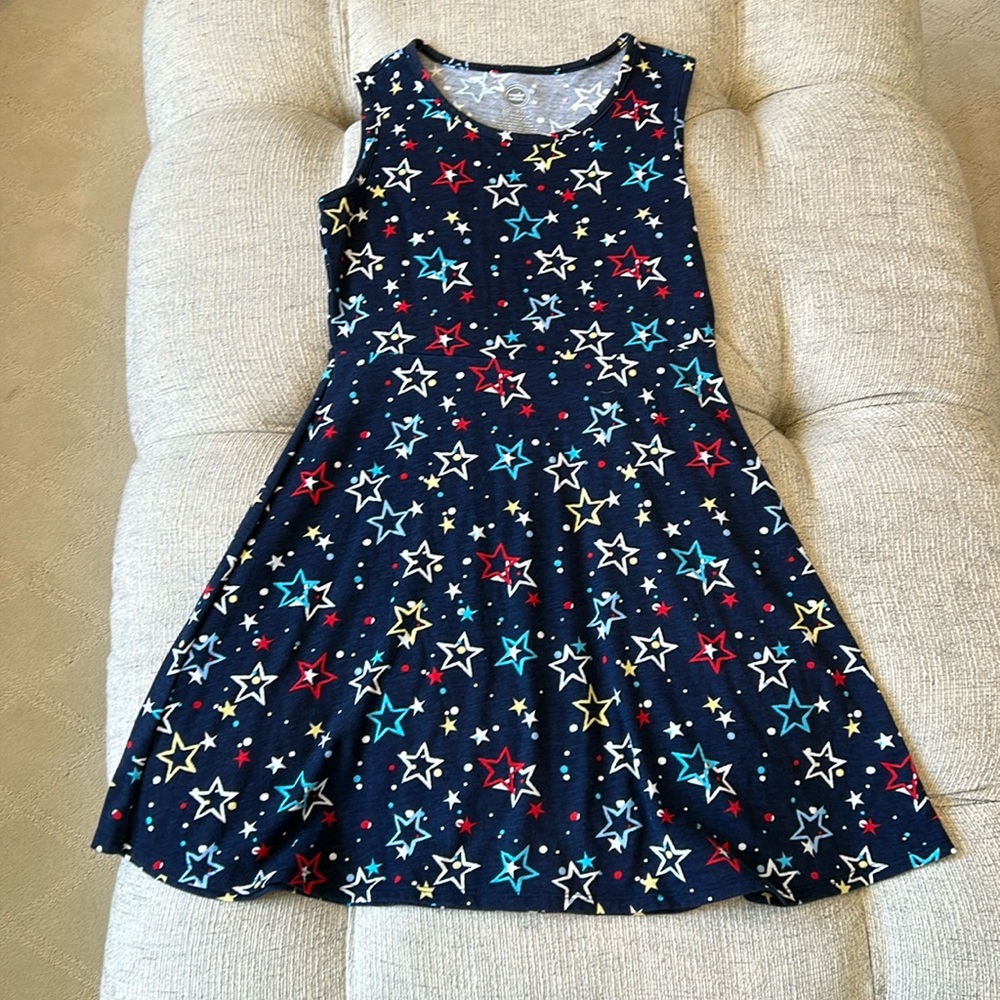 Red white and blue, Stars and Stripes, Fourth of July, summer dress